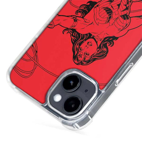 DC Comics Wonder Woman Comic Pop iPhone 14 Plus MagSafe Case