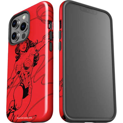 DC Comics Wonder Woman Comic Pop iPhone 15 Pro Impact Case