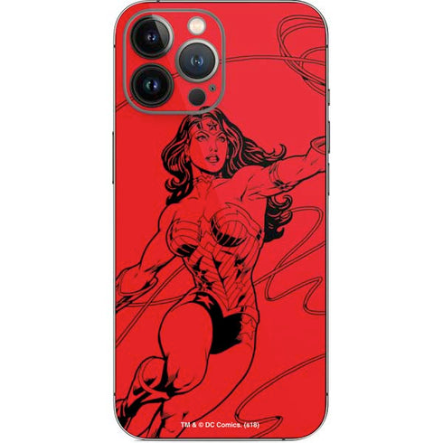 DC Comics Wonder Woman Comic Pop iPhone 14 Pro Max Skin