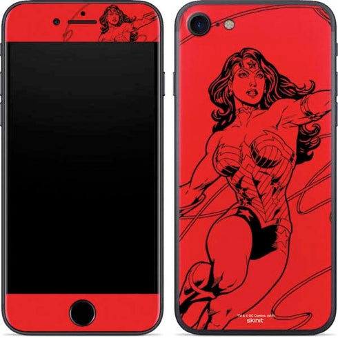 DC Comics Wonder Woman Comic Pop iPhone 8 Skin