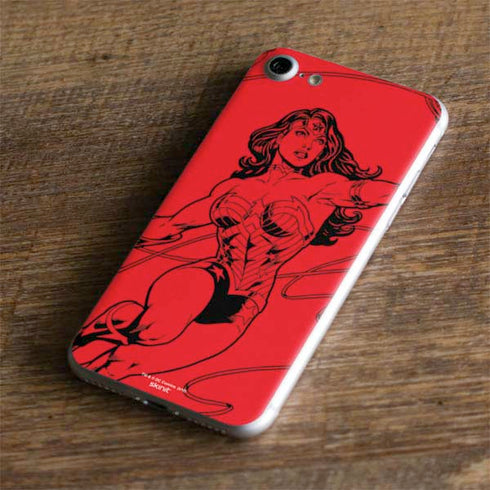 DC Comics Wonder Woman Comic Pop iPhone 8 Skin