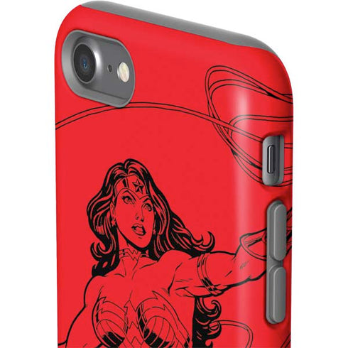 DC Comics Wonder Woman Comic Pop iPhone SE (2nd & 3rd Gen) Pro Case