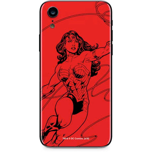 DC Comics Wonder Woman Comic Pop iPhone XR Skin