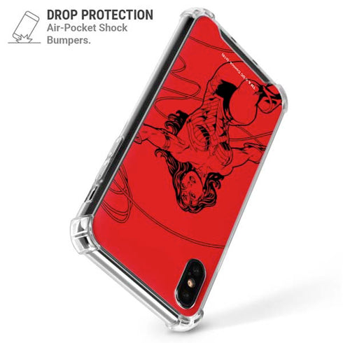 DC Comics Wonder Woman Comic Pop iPhone XS Max Clear Case