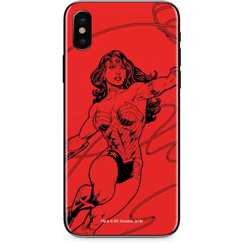 DC Comics Wonder Woman Comic Pop iPhone XS Max Skin