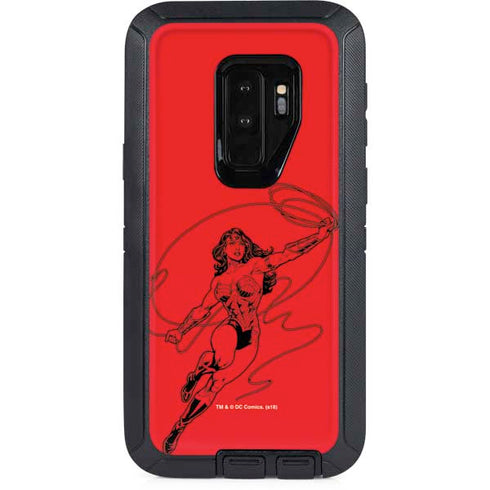DC Comics Wonder Woman Comic Pop Otterbox Defender Galaxy Skin