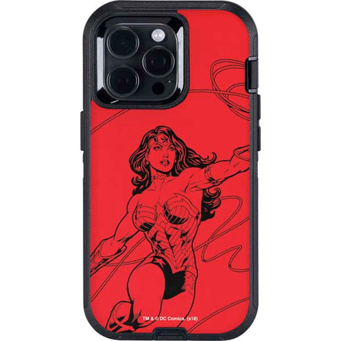 DC Comics Wonder Woman Comic Pop Otterbox Defender iPhone Skin