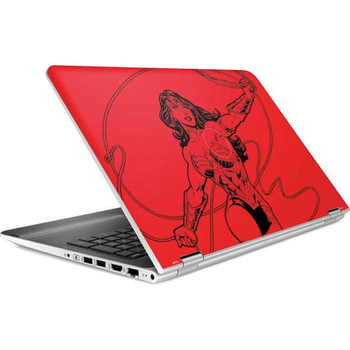 DC Comics Wonder Woman Comic Pop HP Pavilion Skin
