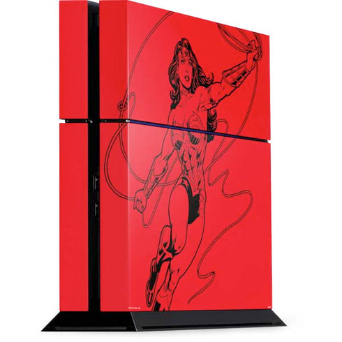 DC Comics Wonder Woman Comic Pop PS4 Console Skin