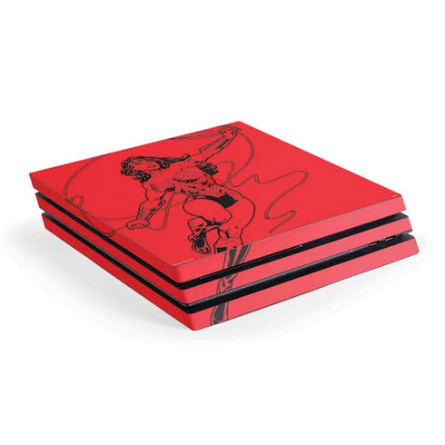 DC Comics Wonder Woman Comic Pop PS4 Pro Console Skin