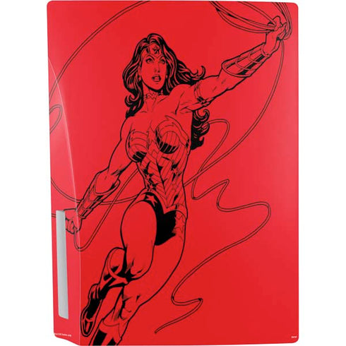 DC Comics Wonder Woman Comic Pop PS5 Bundle Skin
