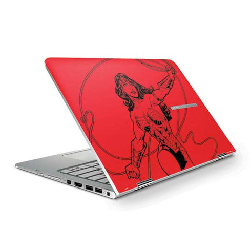 DC Comics Wonder Woman Comic Pop HP Spectre Skin