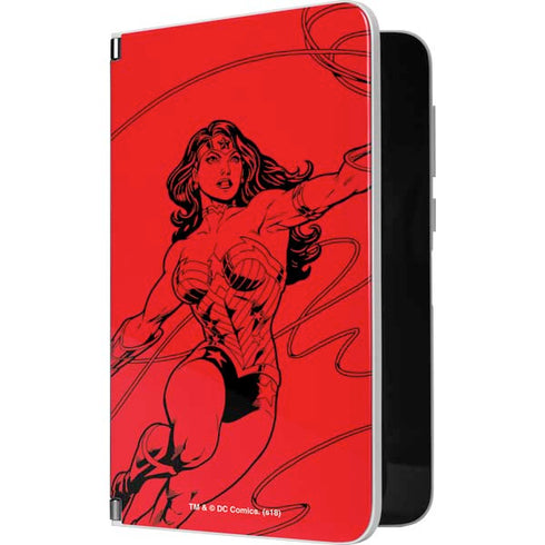 DC Comics Wonder Woman Comic Pop Surface Duo Skin