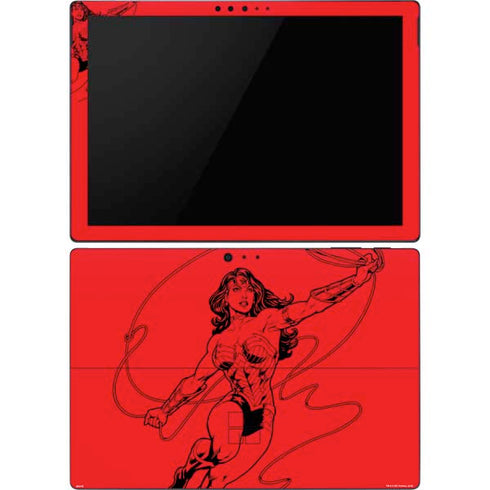 DC Comics Wonder Woman Comic Pop Surface Pro 6 Skin