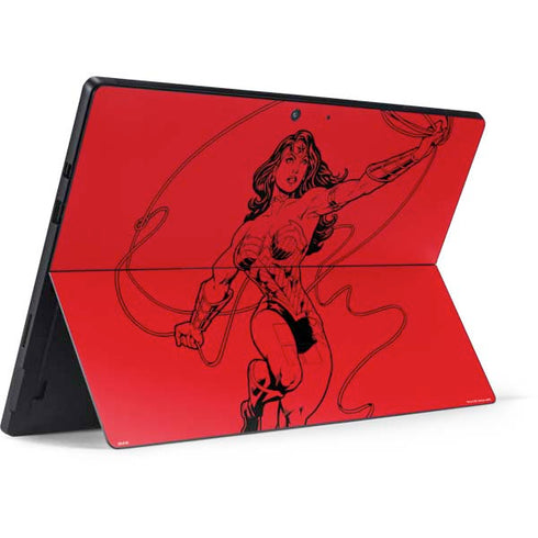 DC Comics Wonder Woman Comic Pop Surface Pro 7 Skin