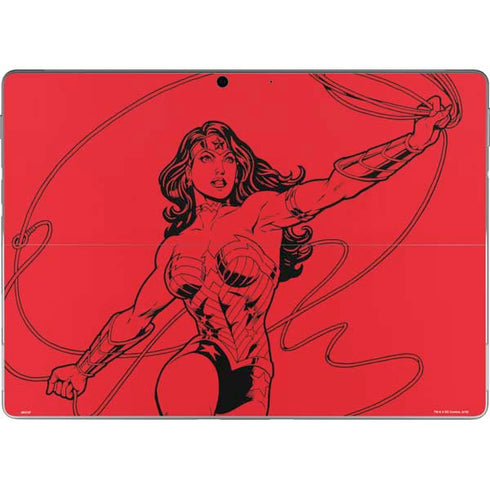 DC Comics Wonder Woman Comic Pop Surface Pro 8 Skin