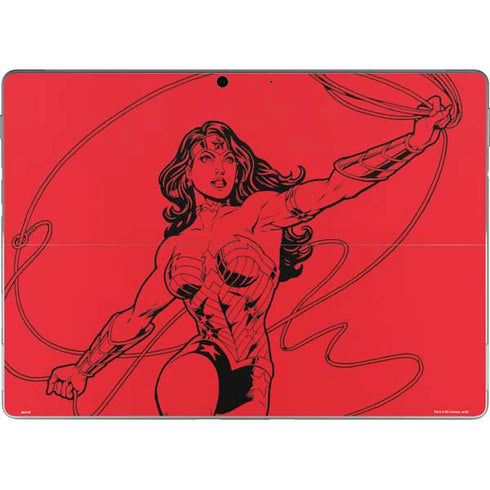 DC Comics Wonder Woman Comic Pop Surface Pro 9 Skin