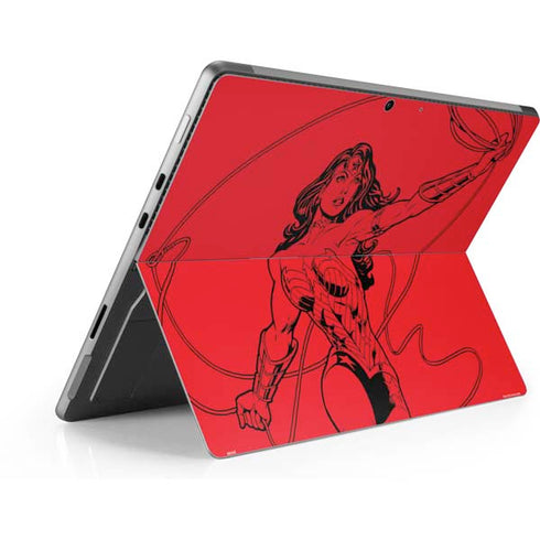 DC Comics Wonder Woman Comic Pop Surface Pro 9 Skin