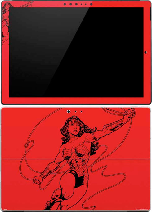 DC Comics Wonder Woman Comic Pop Surface Pro (2017) Skin