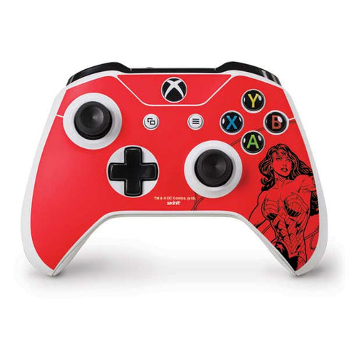 DC Comics Wonder Woman Comic Pop Xbox One S Controller Skin