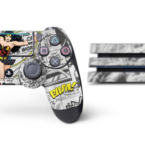 DC Comics Wonder Woman Classic Action Pose PS4 Pro Bundle Skin