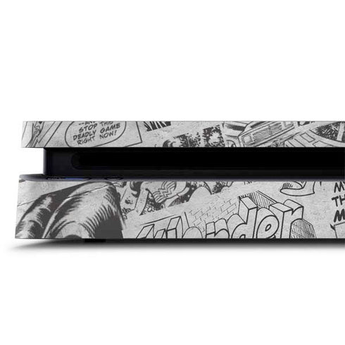 DC Comics Wonder Woman Classic Action Pose PS4 Slim Skin