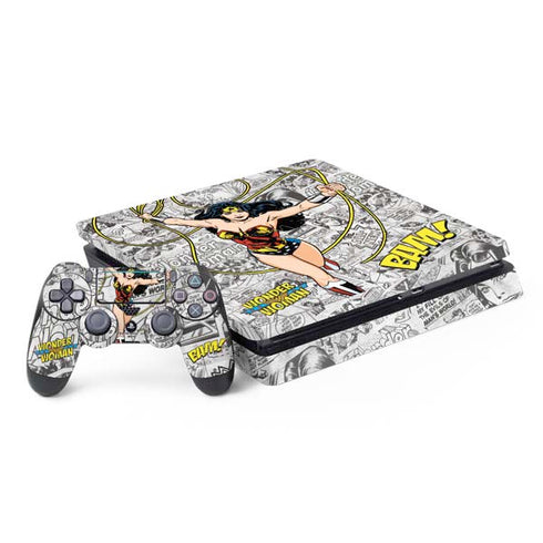 DC Comics Wonder Woman Classic Action Pose PS4 Slim Bundle Skin