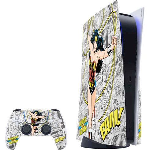 DC Comics Wonder Woman Classic Action Pose PS5 Bundle Skin