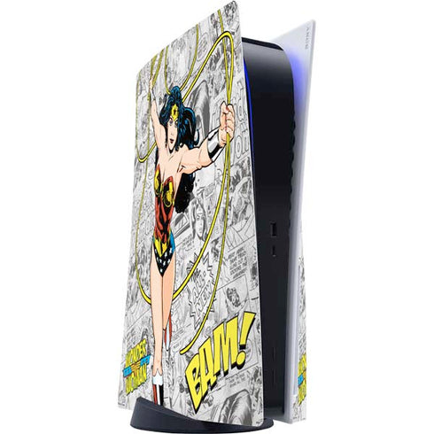 DC Comics Wonder Woman Classic Action Pose PS5 Console Skin