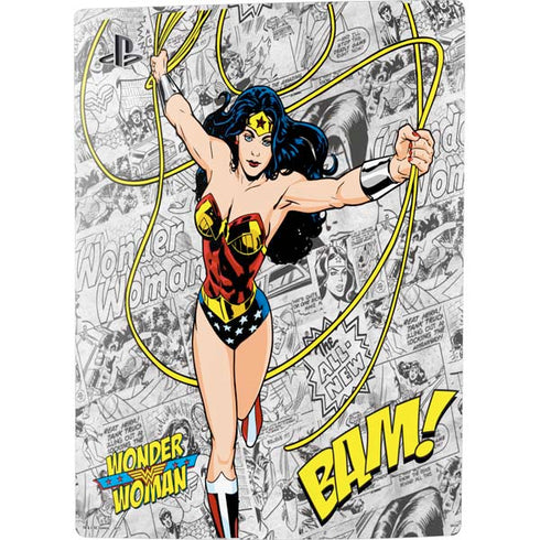 DC Comics Wonder Woman Classic Action Pose PS5 Digital Edition Console Skin