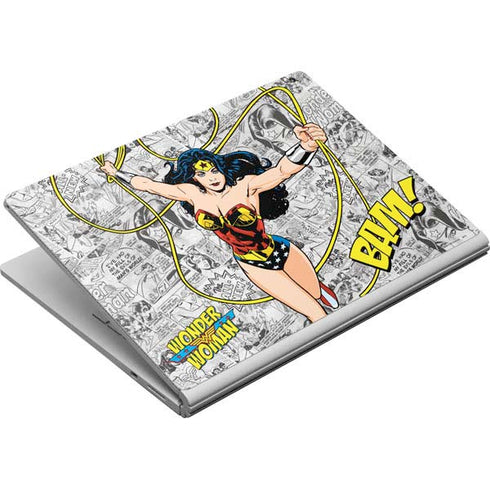 DC Comics Wonder Woman Classic Action Pose Surface Book Skin