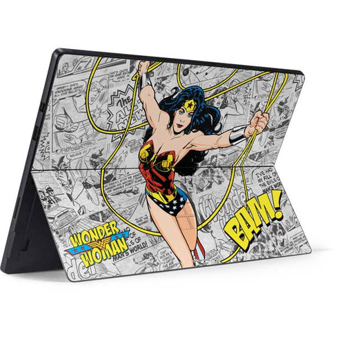 DC Comics Wonder Woman Classic Action Pose Surface Pro 6 Skin