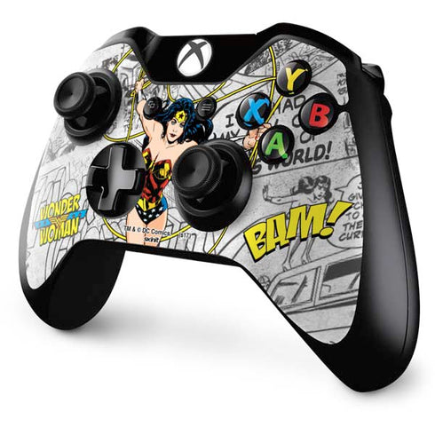 DC Comics Wonder Woman Classic Action Pose Xbox One Controller Skin