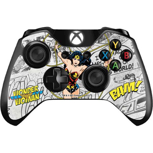 DC Comics Wonder Woman Classic Action Pose Xbox One Controller Skin