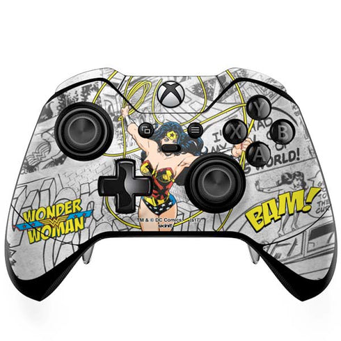 DC Comics Wonder Woman Classic Action Pose Xbox One Elite Controller Skin