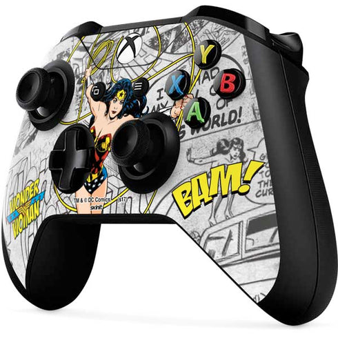 DC Comics Wonder Woman Classic Action Pose Xbox One X Controller Skin