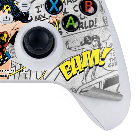 DC Comics Wonder Woman Classic Action Pose Xbox Series S Controller Skin