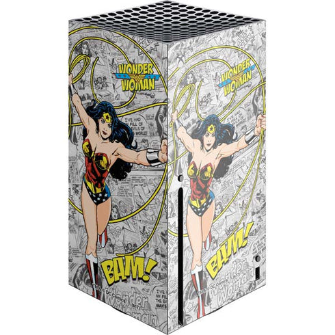 DC Comics Wonder Woman Classic Action Pose Xbox Series X Console Skin