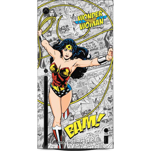 DC Comics Wonder Woman Classic Action Pose Xbox Series X Console Skin