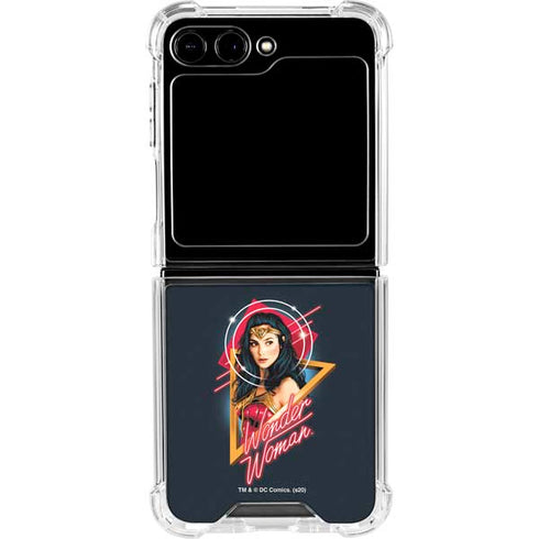 Wonder Woman 1984 (2020) Character Movie Poster Galaxy Z Flip5 5G Clear Case