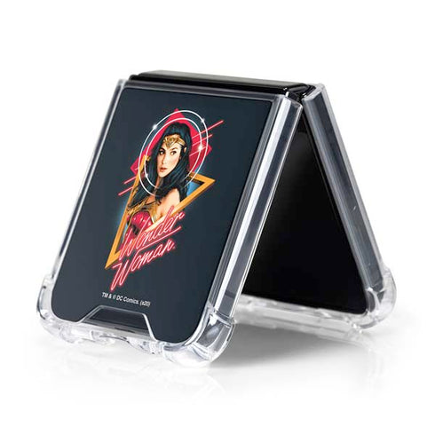 Wonder Woman 1984 (2020) Character Movie Poster Galaxy Z Flip5 5G Clear Case