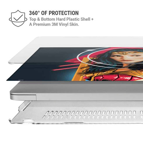 Wonder Woman 1984 (2020) Character Movie Poster MacBook Air 15in (2023-2025) Case plus Skin