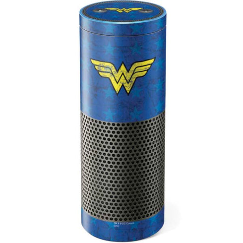 DC Comics Wonder Woman Emblem on Flag Amazon Echo Skin
