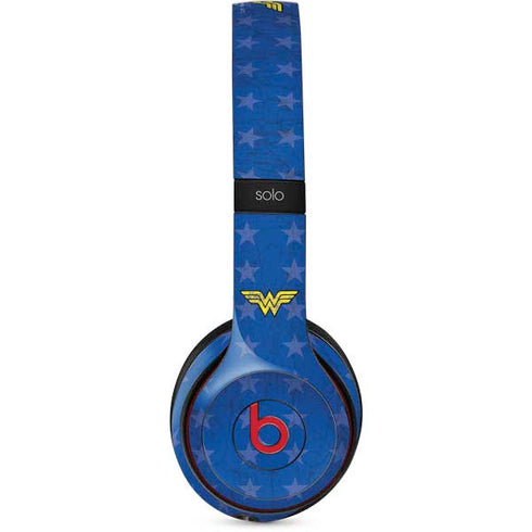 DC Comics Wonder Woman Emblem on Flag Beats Solo 2 Wireless Skin