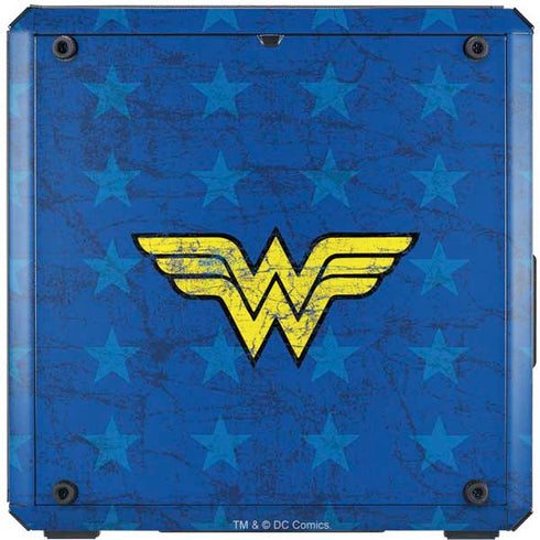 DC Comics Wonder Woman Emblem on Flag Cooler Master MasterBox Q300L Mini Tower Skin