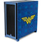 DC Comics Wonder Woman Emblem on Flag Corsair 4000D Tempered Glass Mid-Tower ATX Case Skin