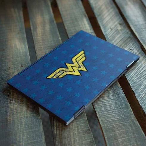 DC Comics Wonder Woman Emblem on Flag HP Envy Skin