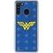 DC Comics Wonder Woman Emblem on Flag Galaxy A21 Clear Case