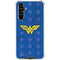 DC Comics Wonder Woman Emblem on Flag Galaxy A54 5G Clear Case