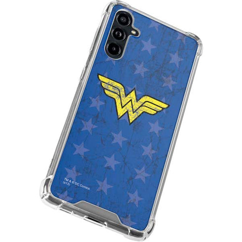 DC Comics Wonder Woman Emblem on Flag Galaxy A54 5G Clear Case